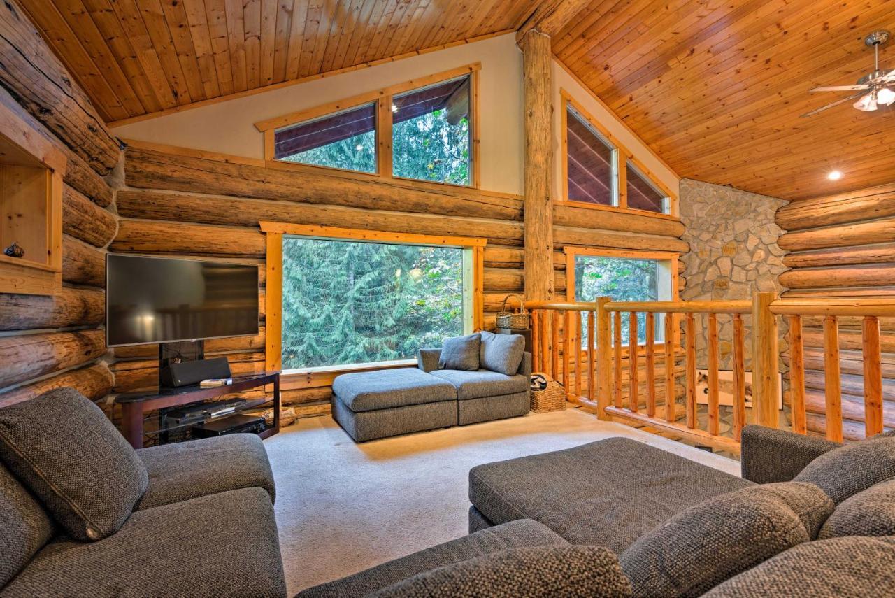 Riverfront Gold Bar Log Cabin Near Stevens Pass! 外观 照片