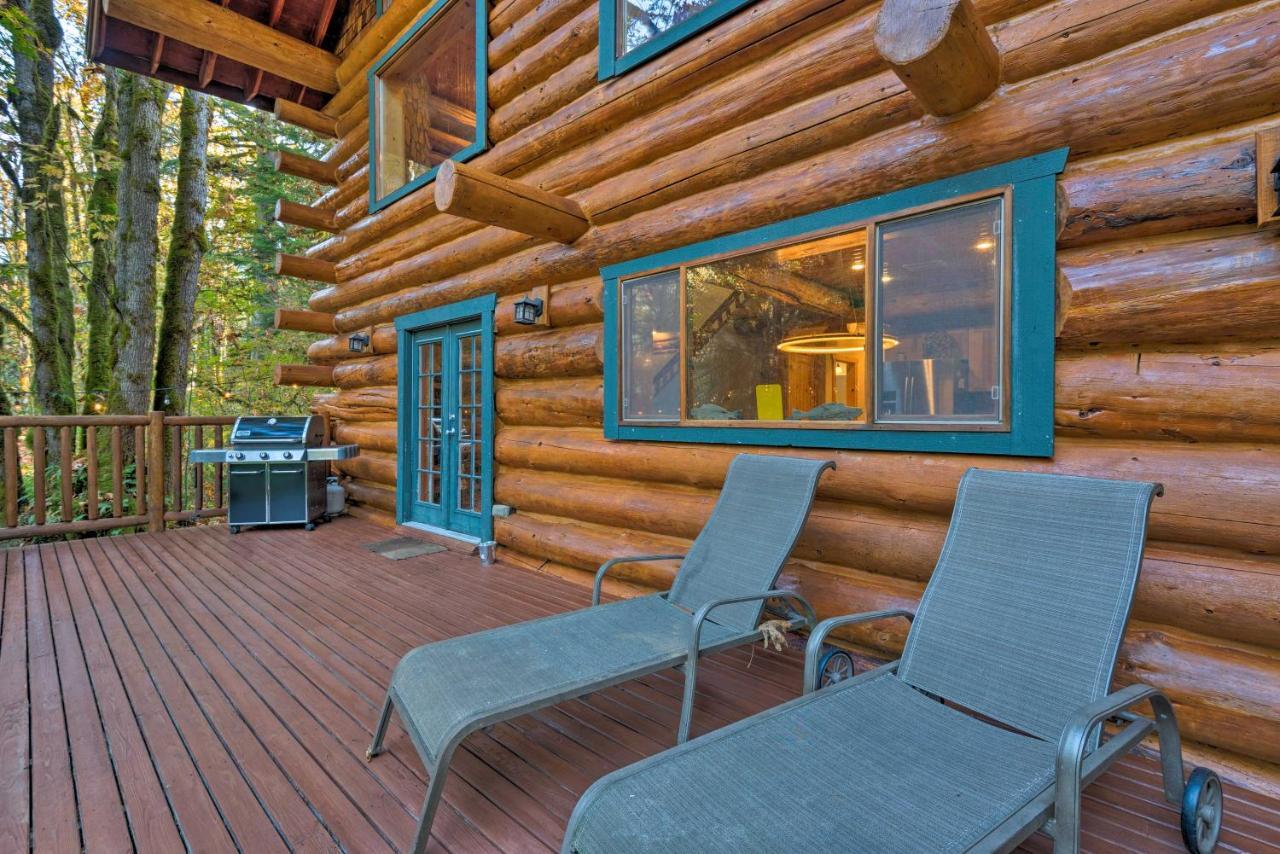 Riverfront Gold Bar Log Cabin Near Stevens Pass! 外观 照片